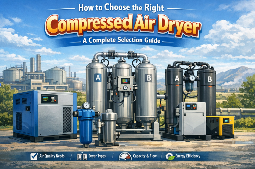 How to Choose the Right Compressed Air Dryer: A Complete Selection Guide